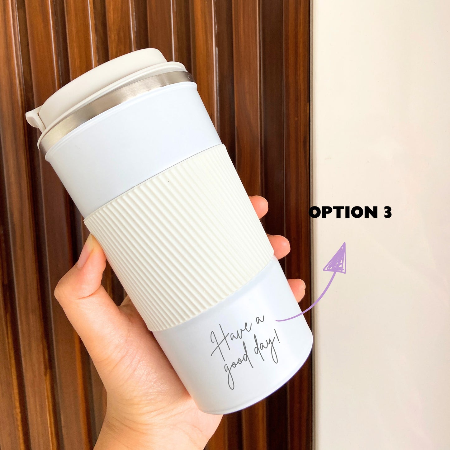 Personalized Double Walled Travel Tumbler