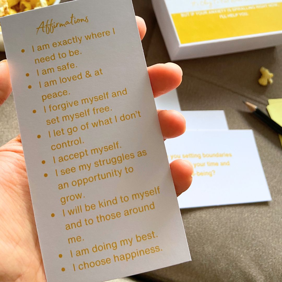 Anxiety Support Cards