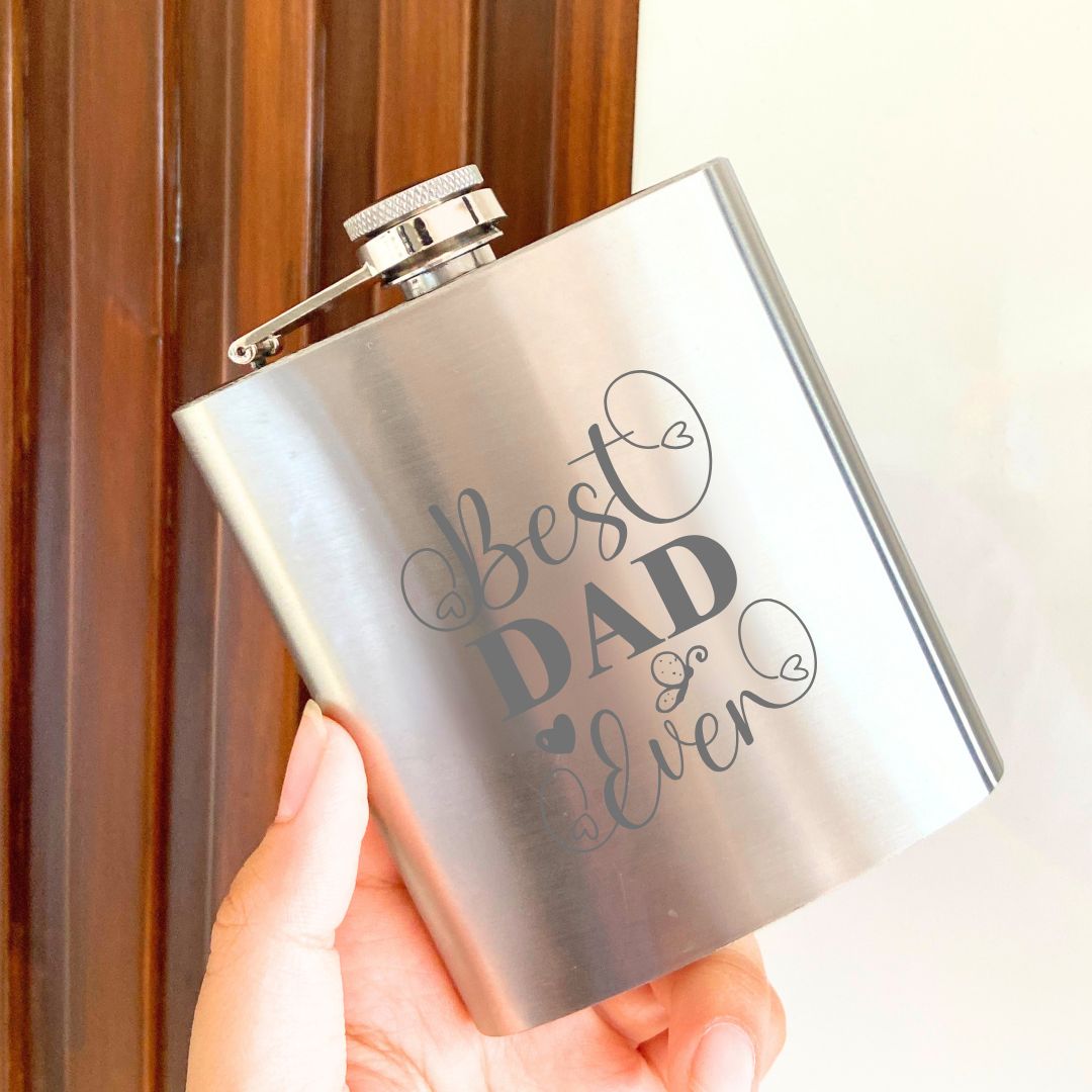 Best Dad Ever Hip Flask