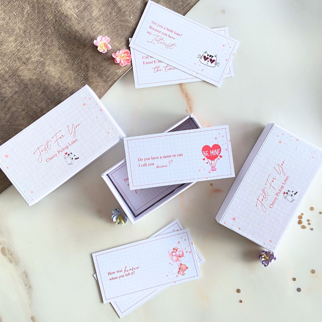 Cheesy Pickup Lines Cards