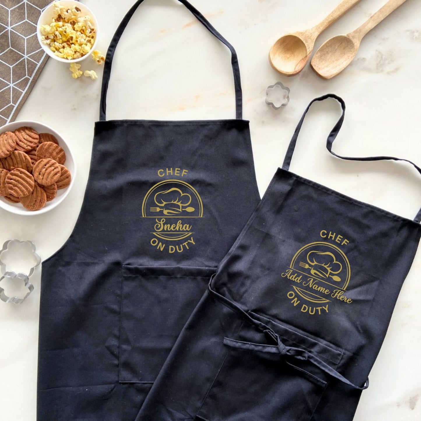 Chef Mom On Duty Personalized Apron