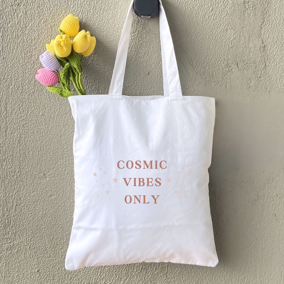 Cosmic Vibes Only Tote Bag