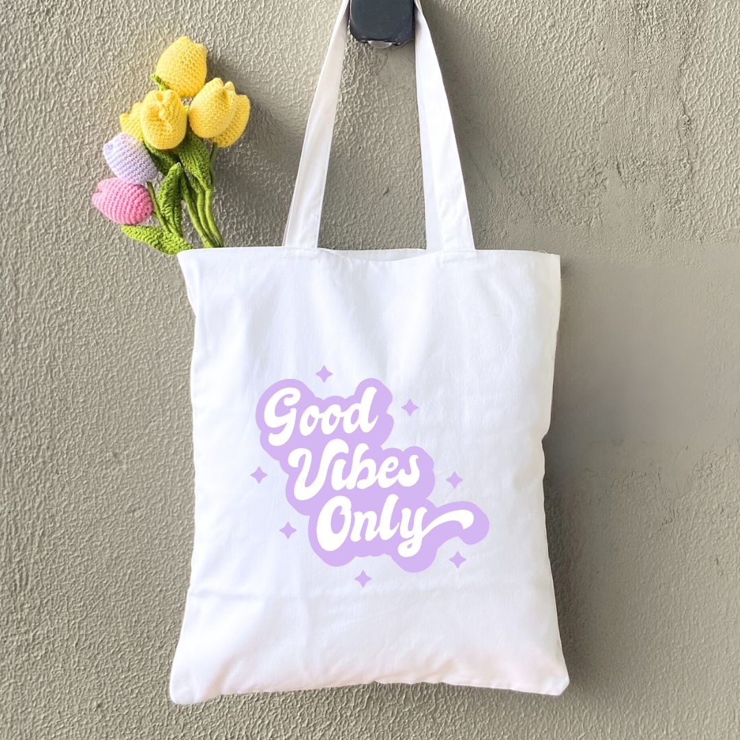 Good Vibes Only Tote Bag