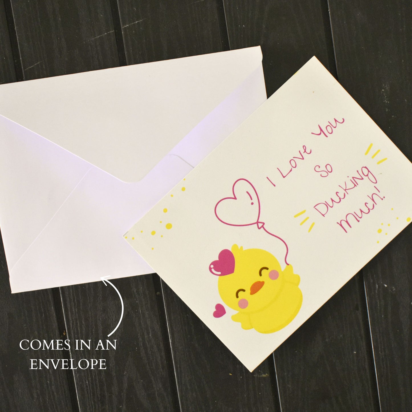 I Love You So Ducking Much Postcard