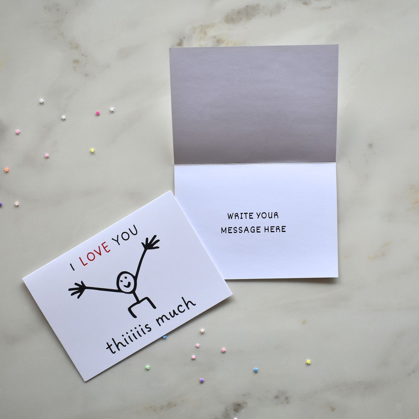 I Love You This Much Card