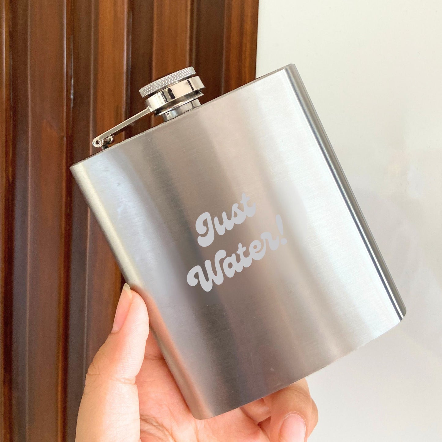 Just Water Hip Flask