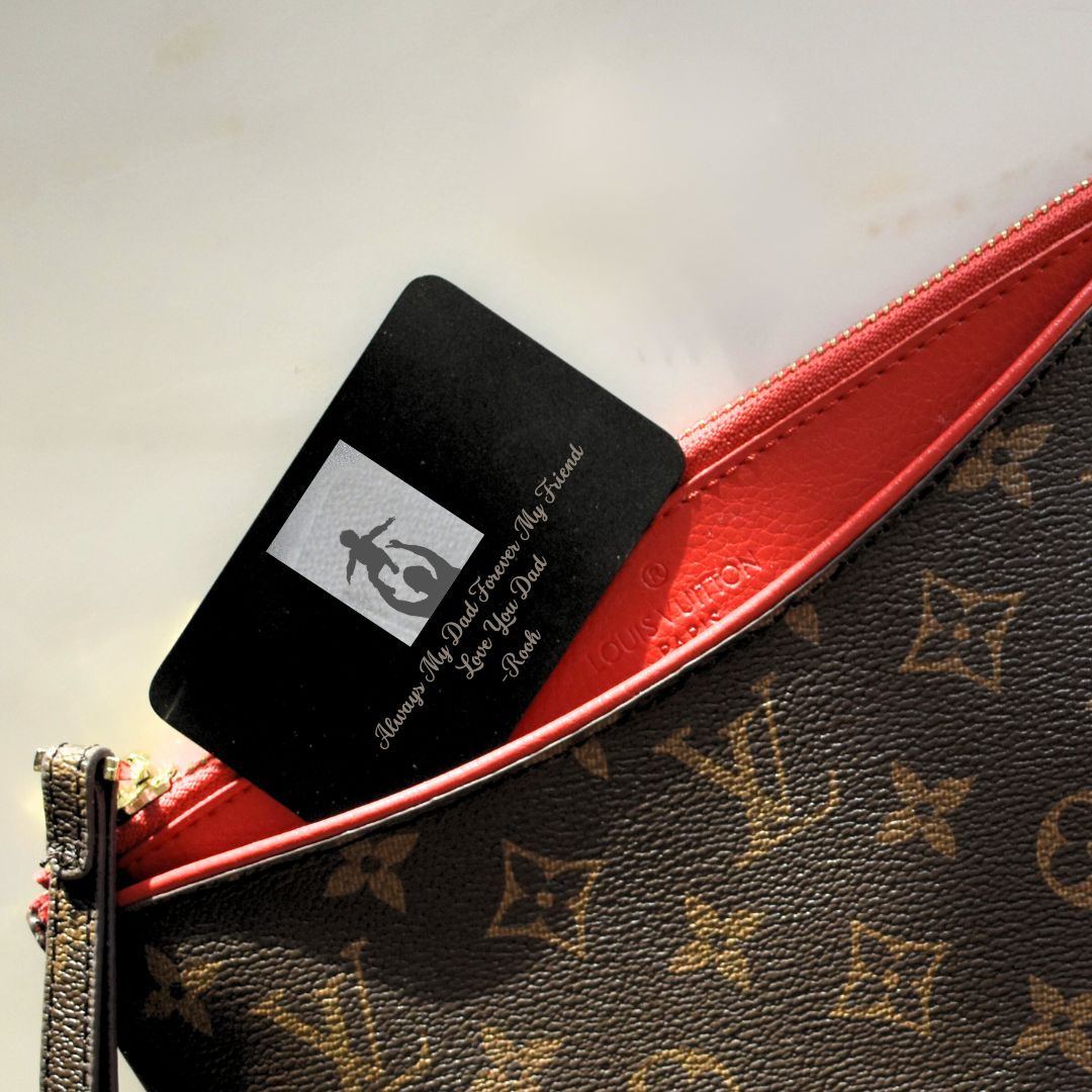 Love You Dad Personalized Wallet Card