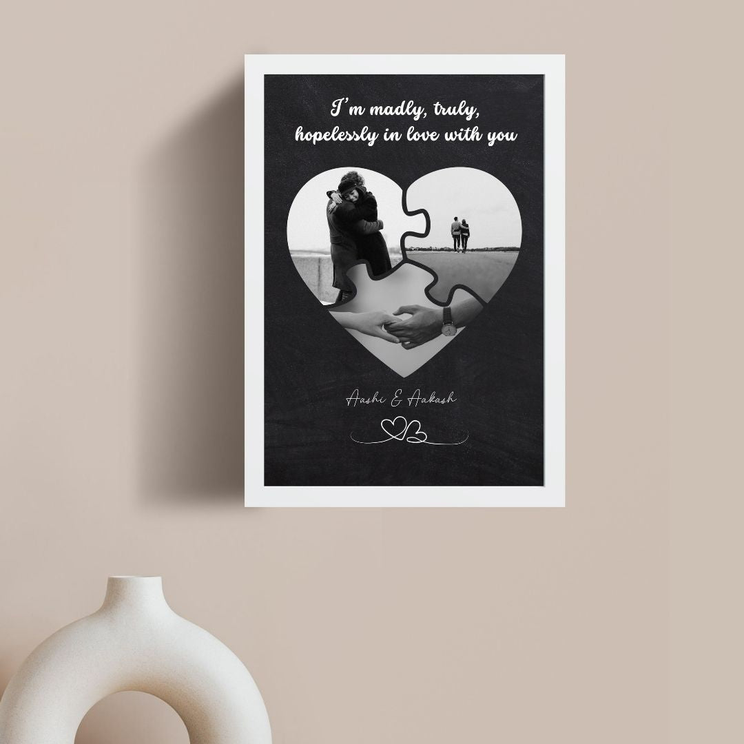Madly In Love With You Personalized Frame