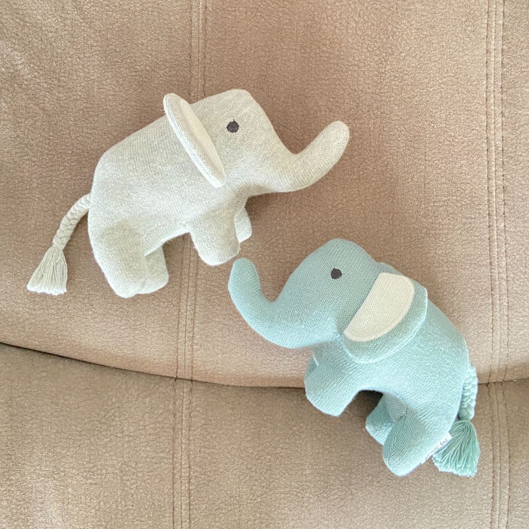 Mr. Elephant Knitted Stuffed Toy