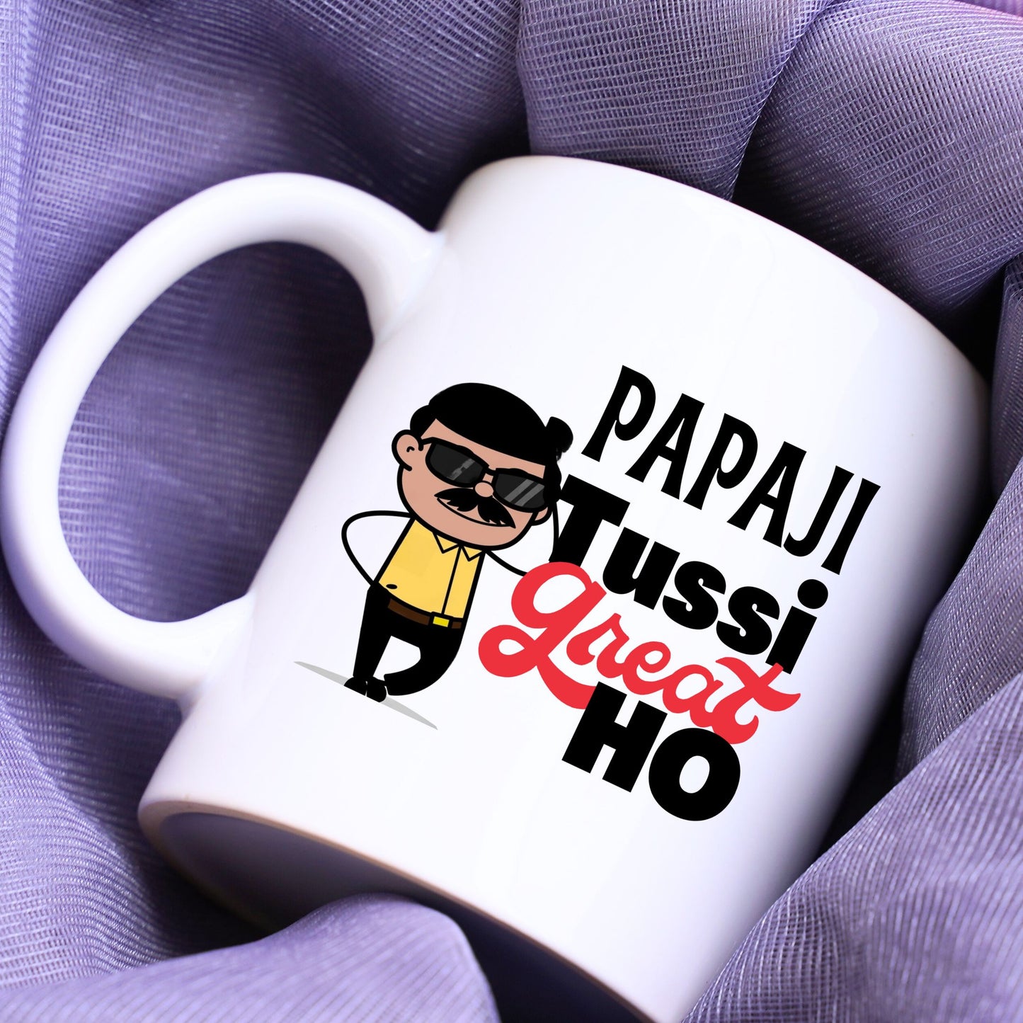 Papaji Tussi Great Ho Ceramic Mug