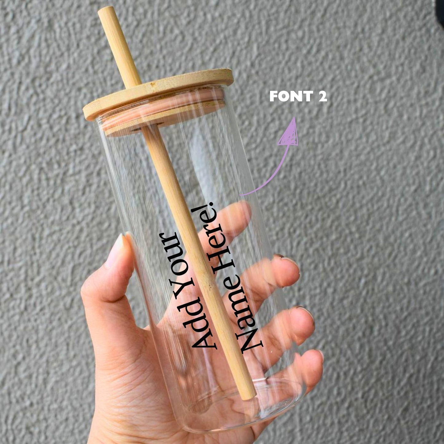 Personalized Glass Tumblers