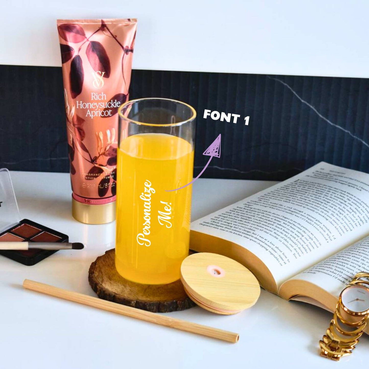 Personalized Glass Tumblers