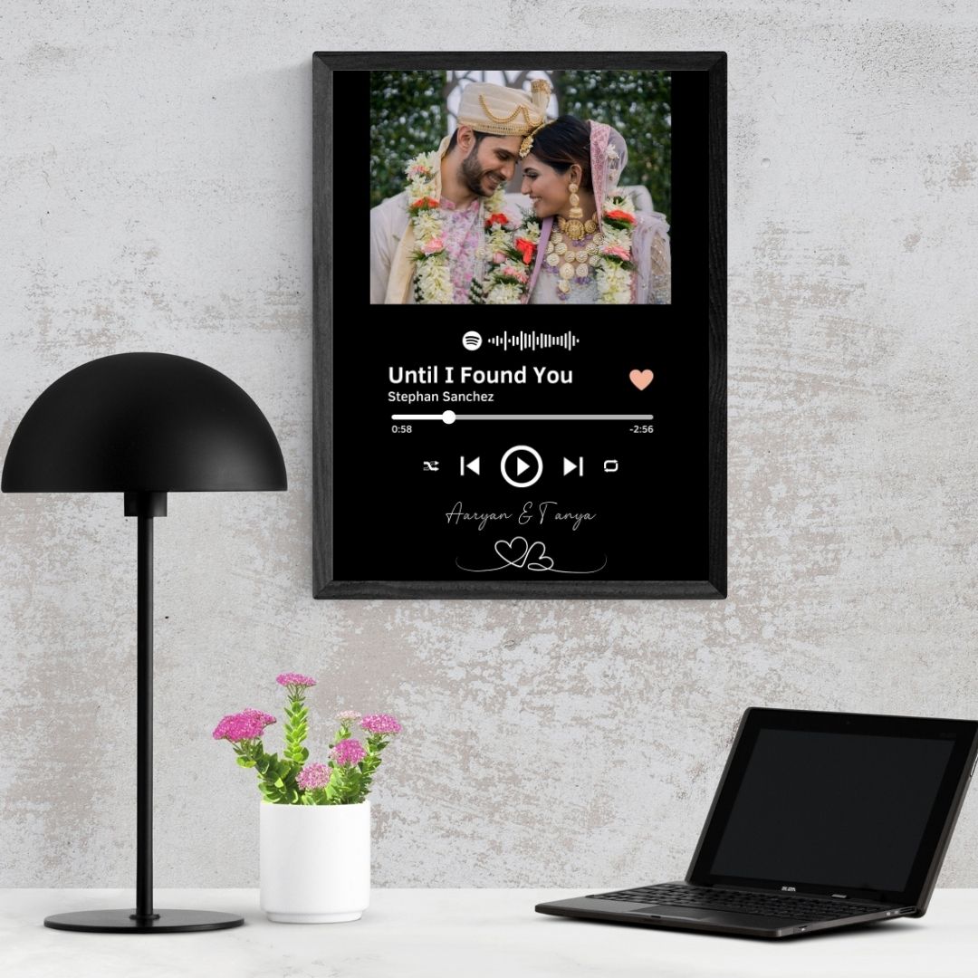 Personalized Name & Spotify Frame
