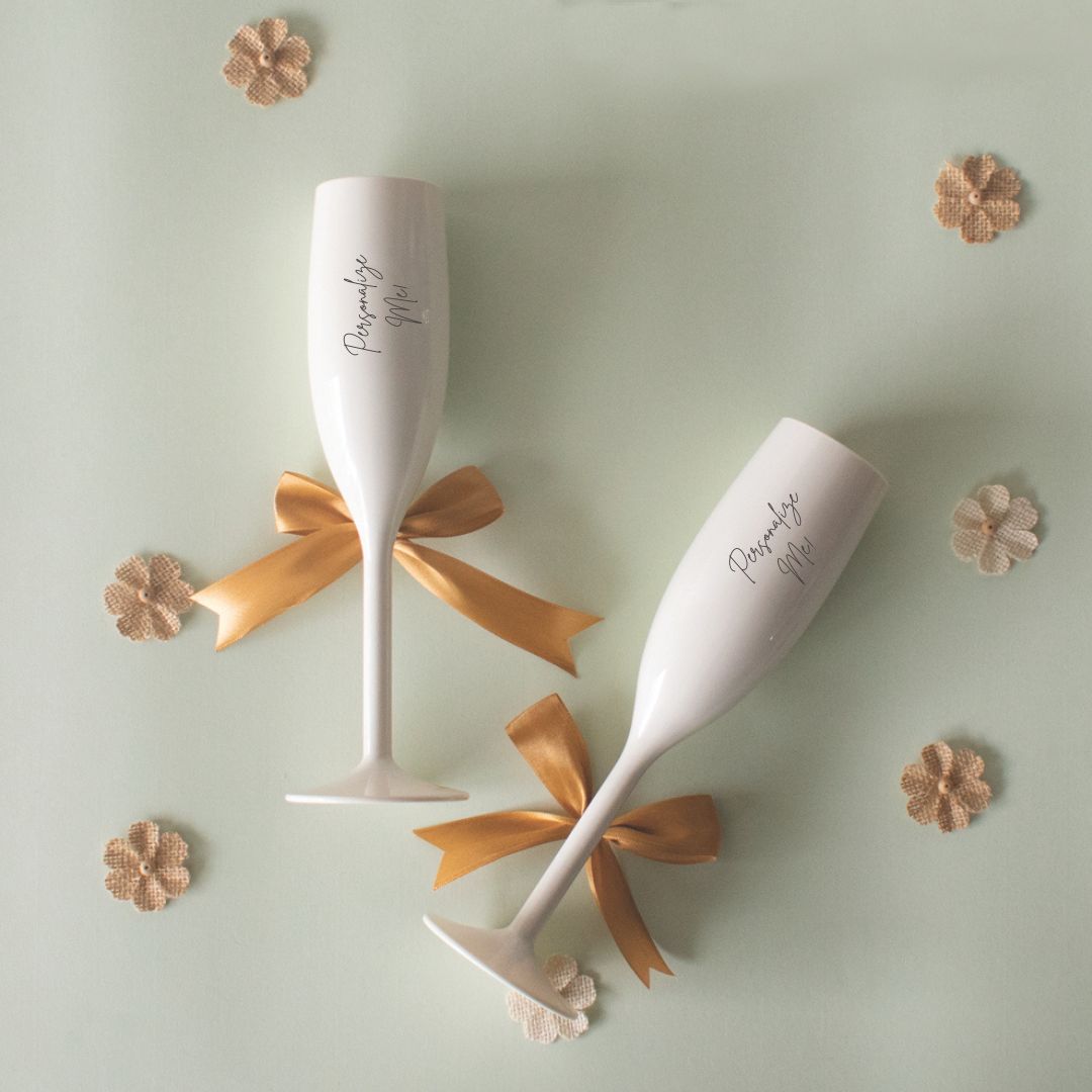 Personalized Unbreakable Champagne Glass