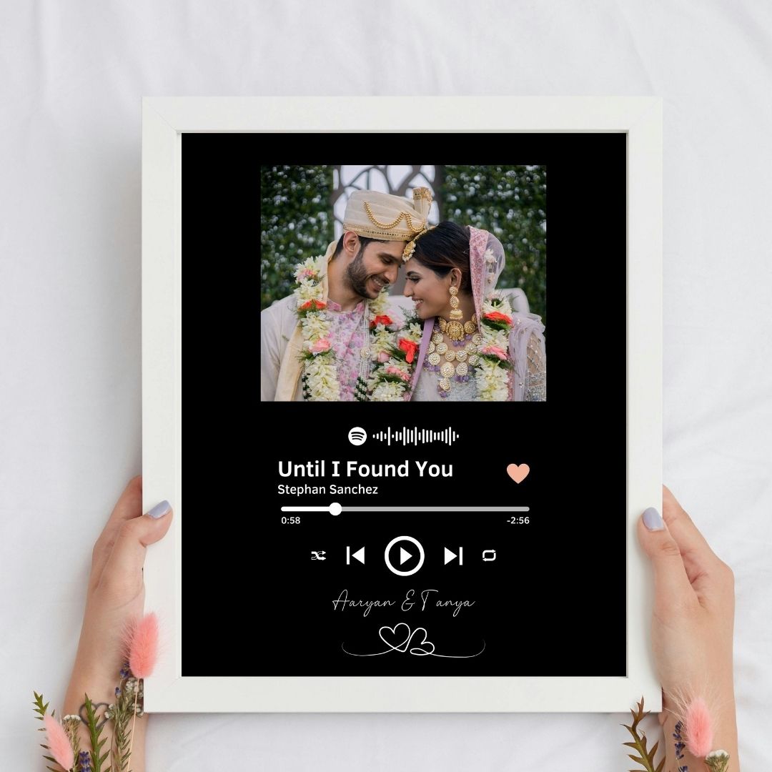 Personalized Name & Spotify Frame