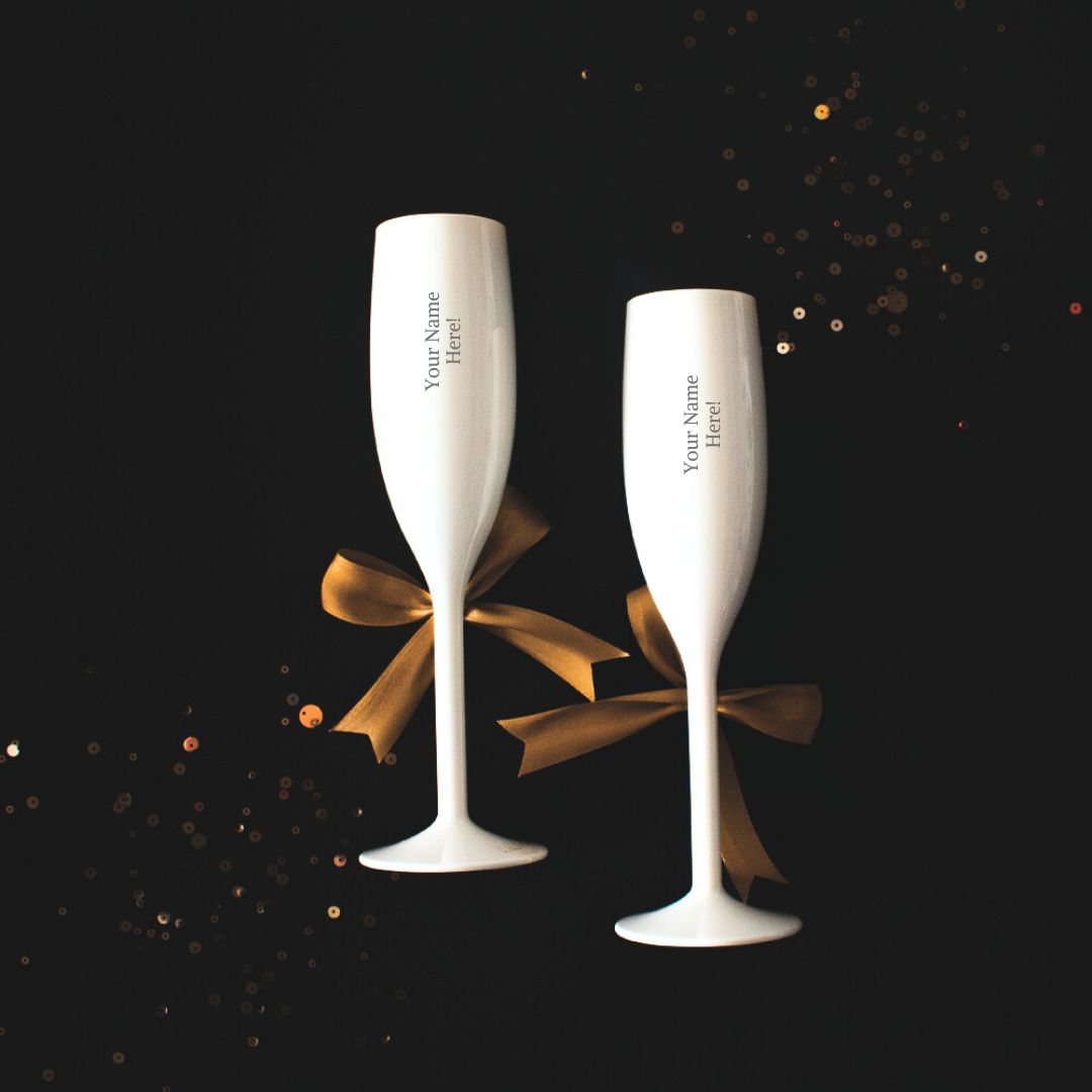 Personalized Unbreakable Champagne Glass