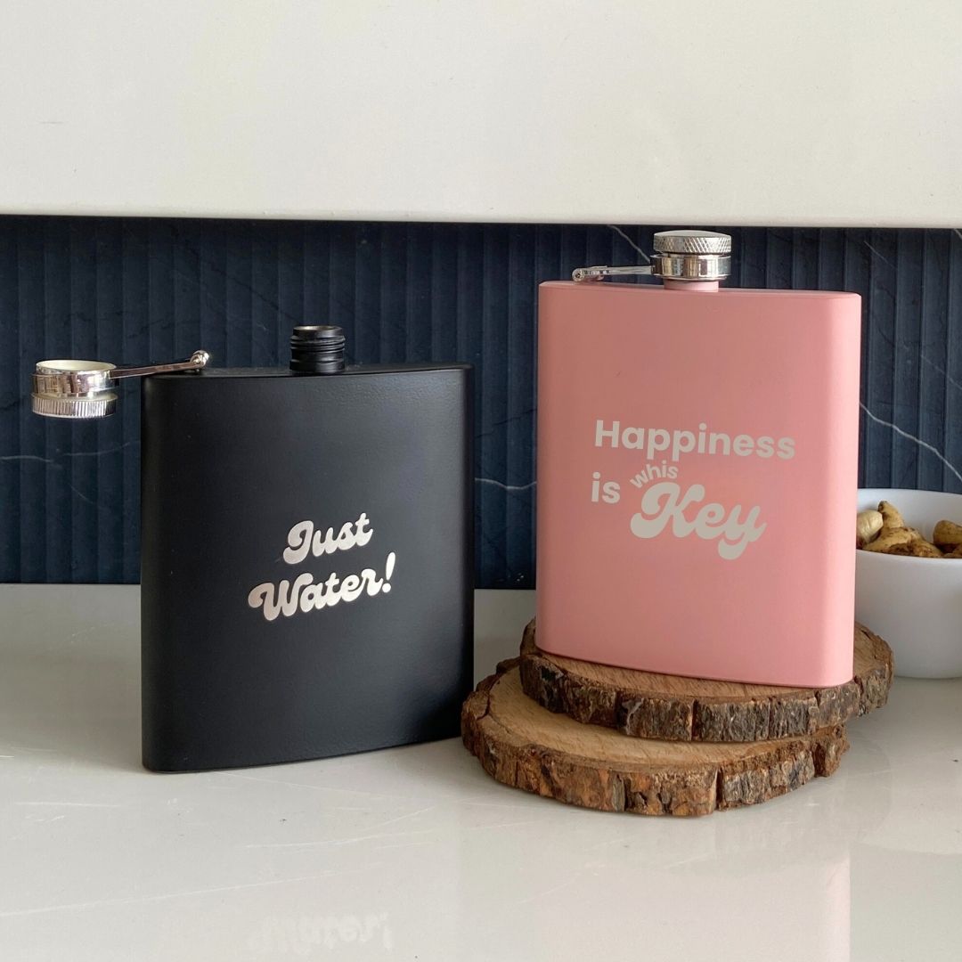 Engraved Hip Flask