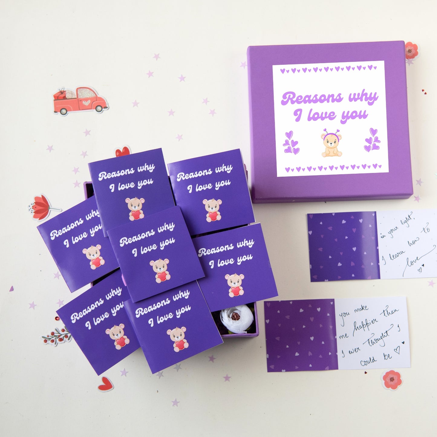 Reasons Why I Love You Message Box