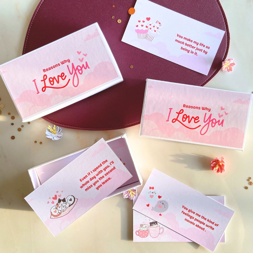 Reasons Why I Love You Cards
