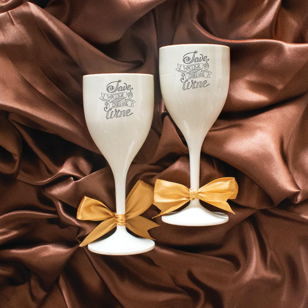 Unbreakable Wine Glass With Quote