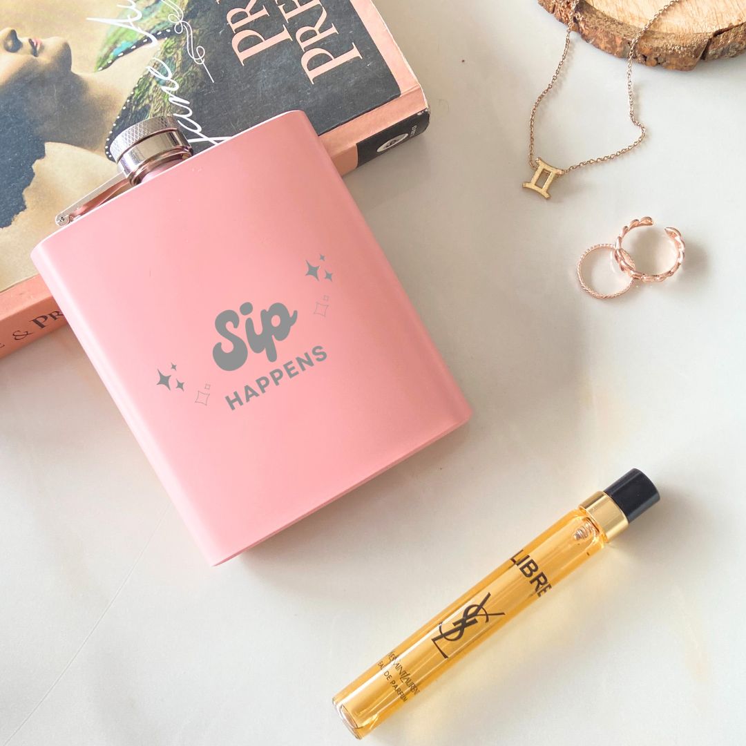 Engraved Hip Flask