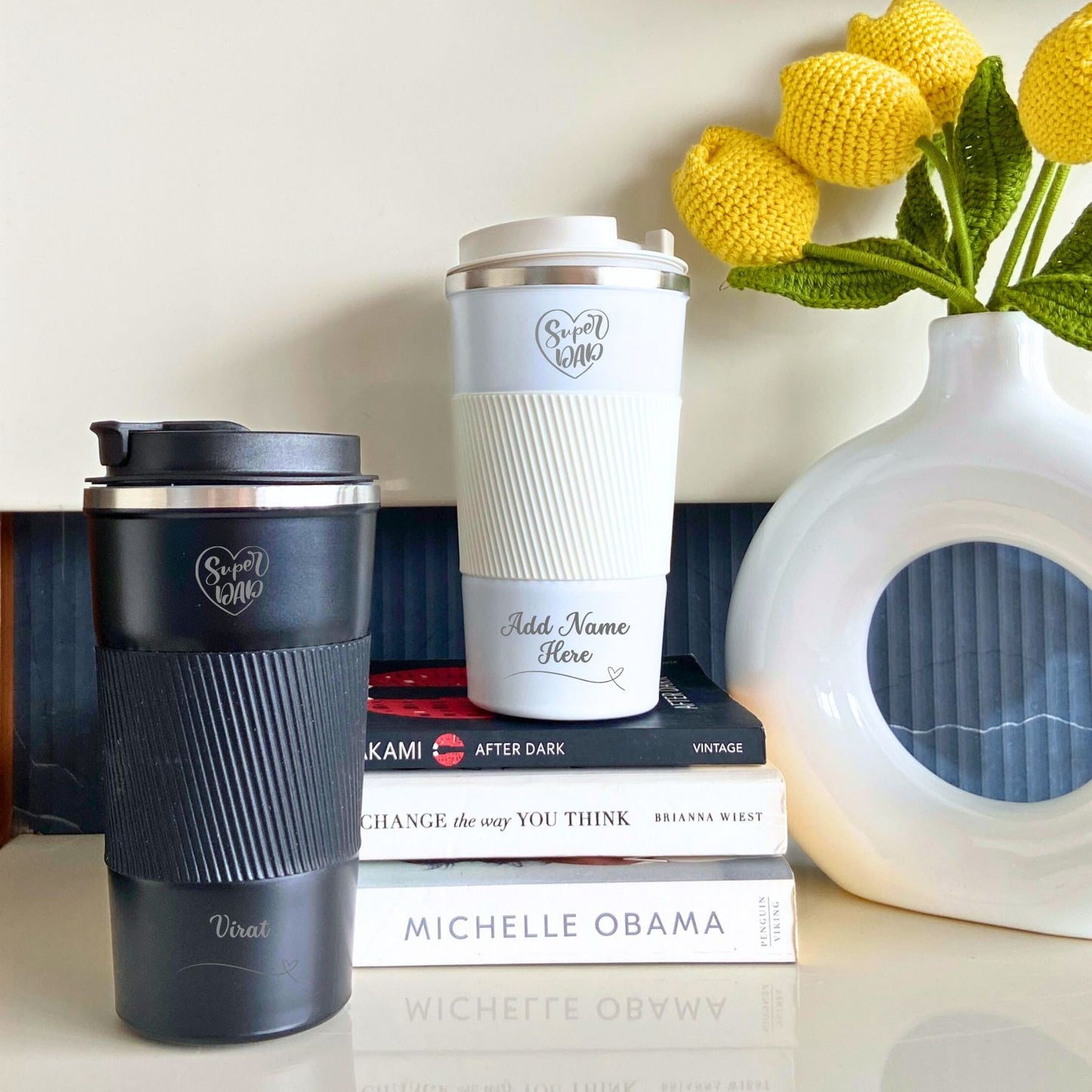 Super Dad Personalized Double Walled Tumbler