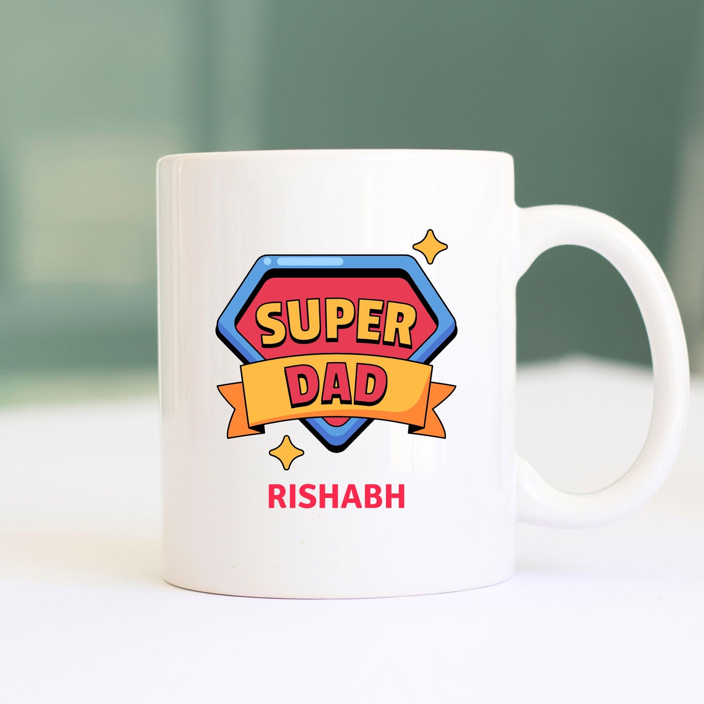 Super Dad Personalized Mug