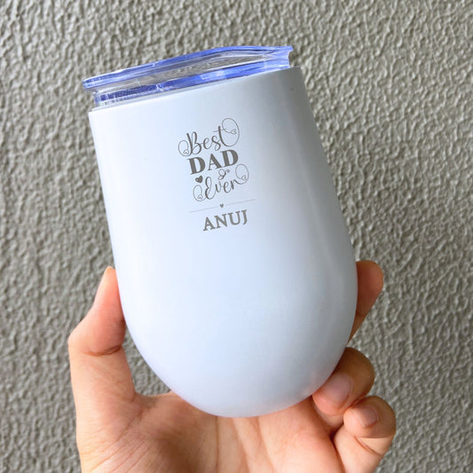 Best Dad Ever Personalized Travel Tumbler