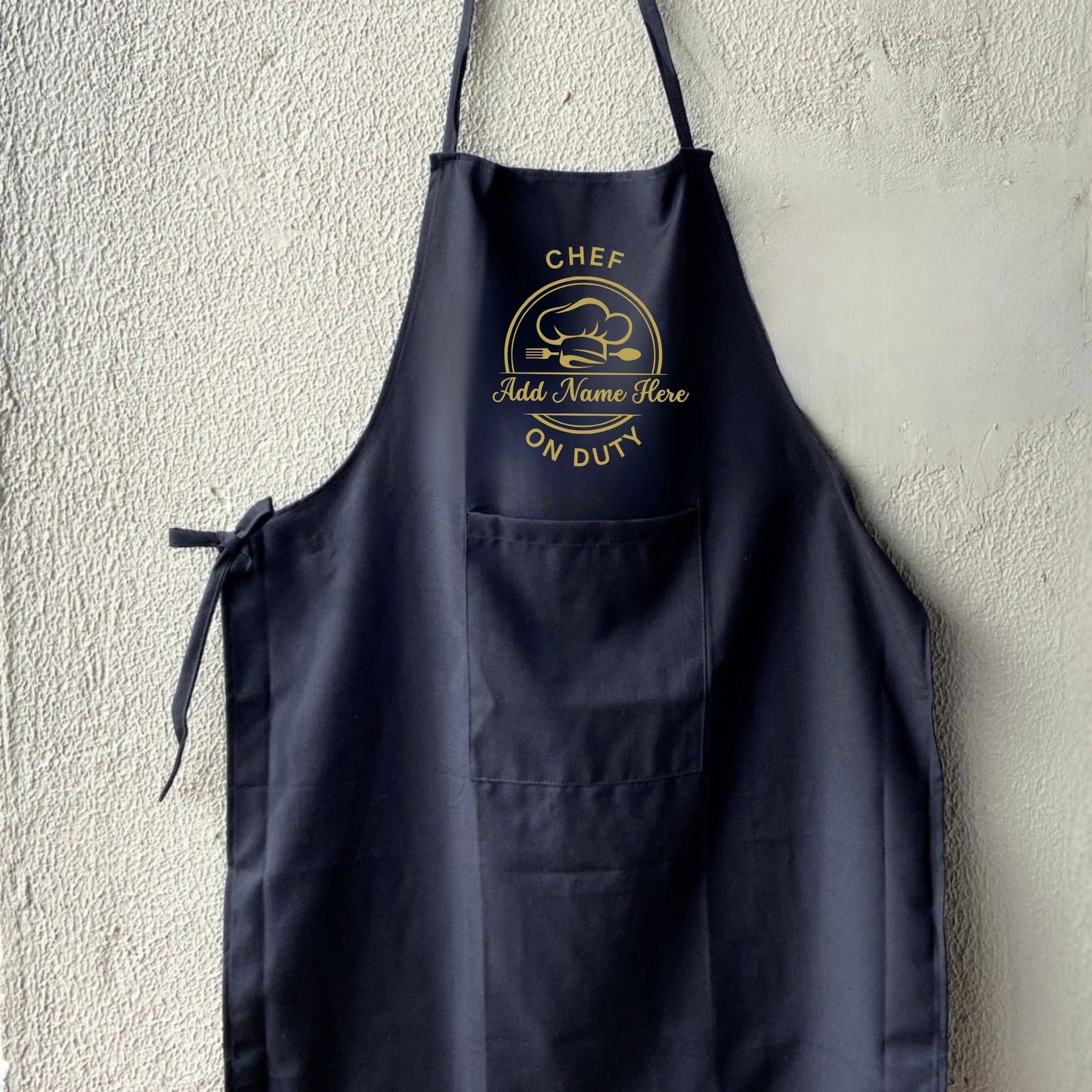 Chef Dad On Duty Personalized Apron