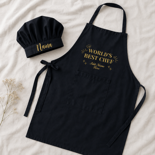 Personalized Chef Hat & Apron Combo
