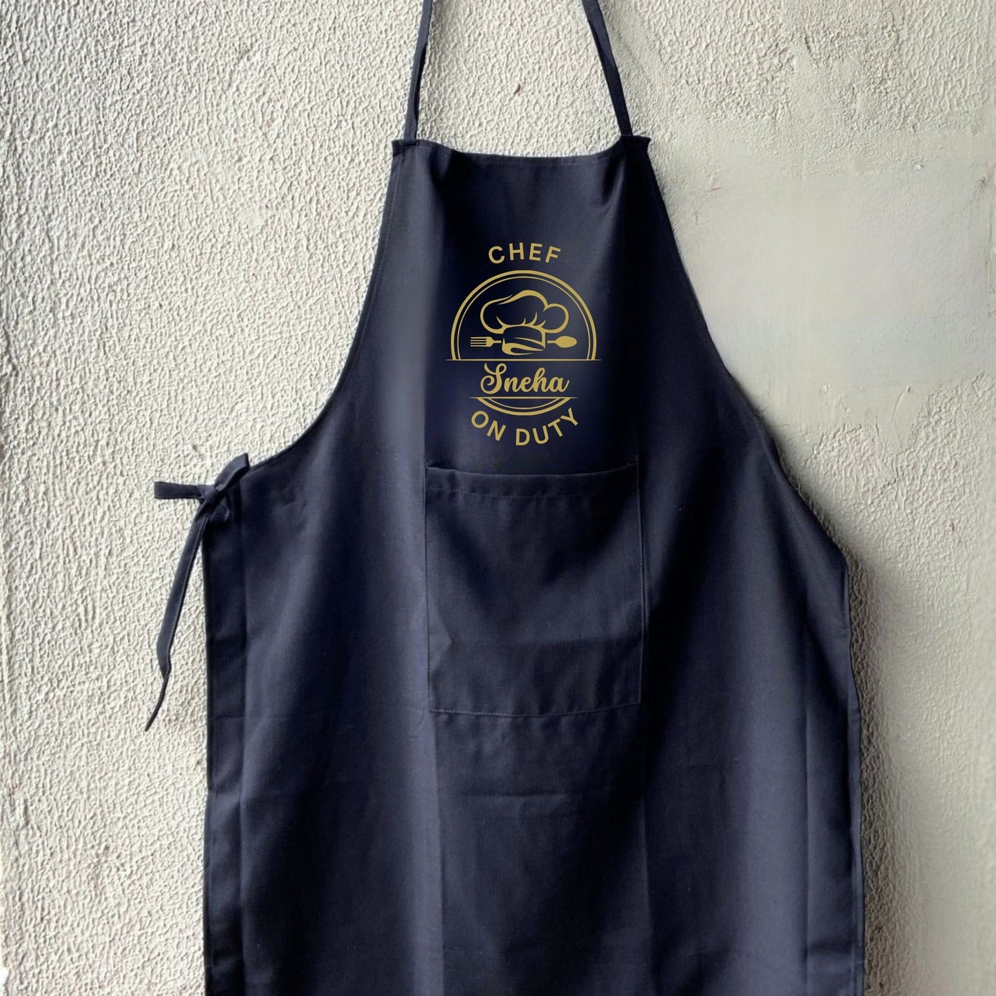 Chef Mom On Duty Personalized Apron