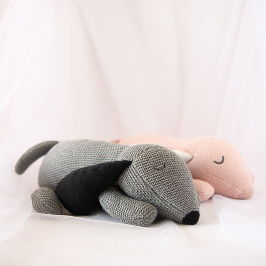 Knitted Sleeping Doggo