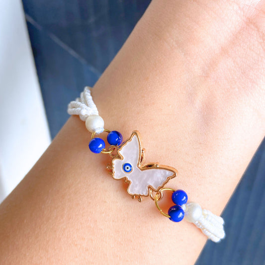 Evil Eye Bracelet & Rakhi Set