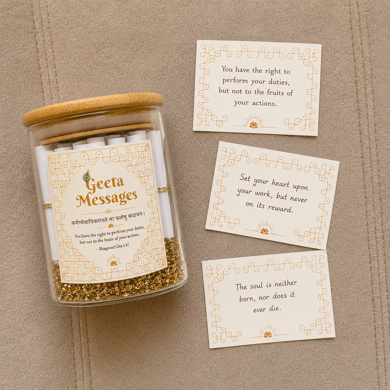 Geeta Messages In A Jar