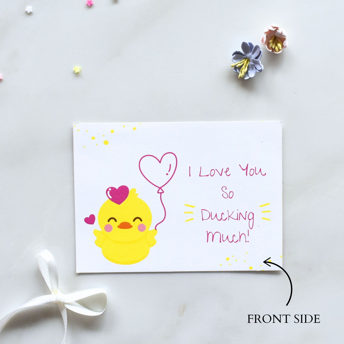 I Love You So Ducking Much Postcard