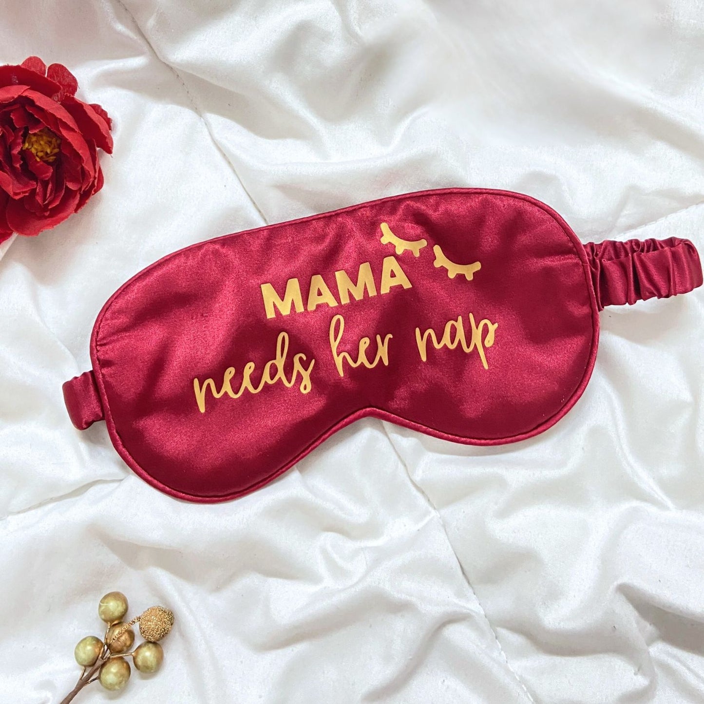 Mama Needs A Nap Satin Eye Mask