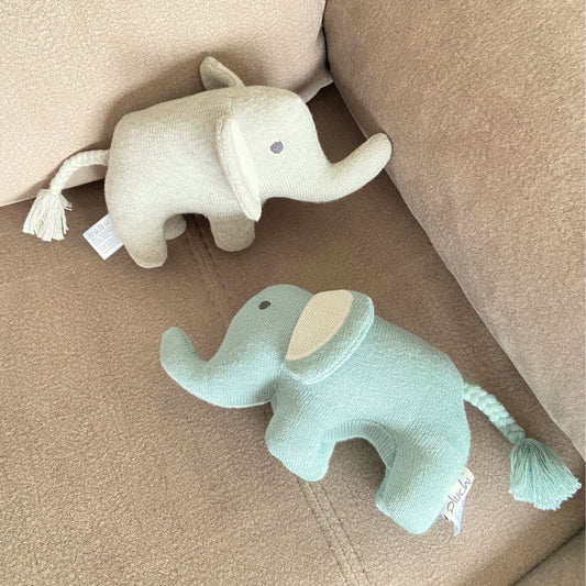 Mr. Elephant Knitted Stuffed Toy
