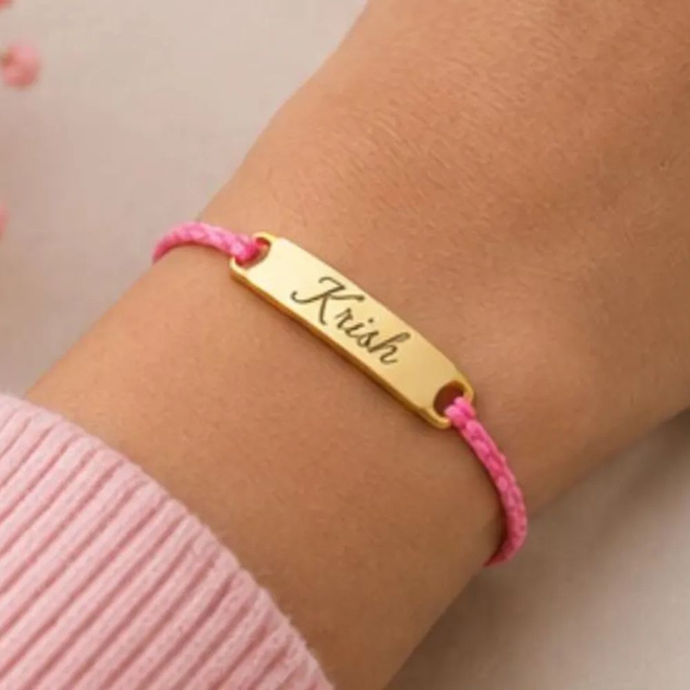 Personalised Rakhi With Thread
