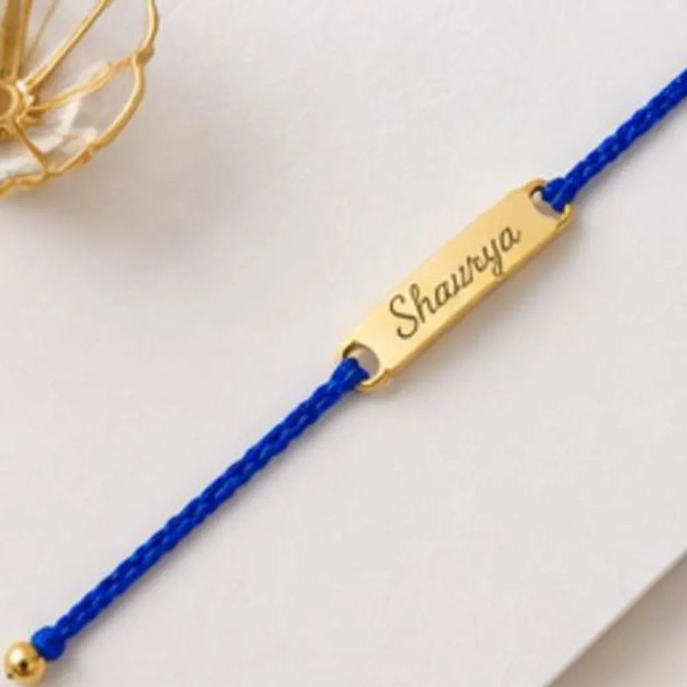 Personalised Rakhi With Thread