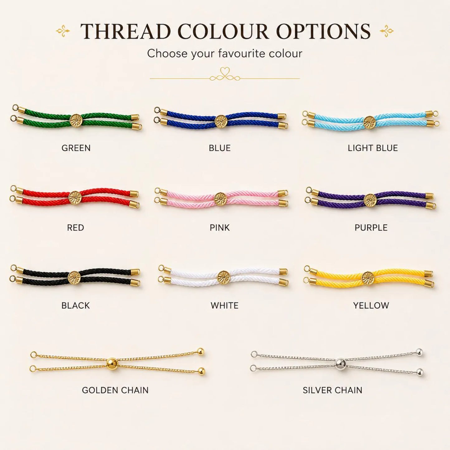 Personalized Rakhi Bracelet