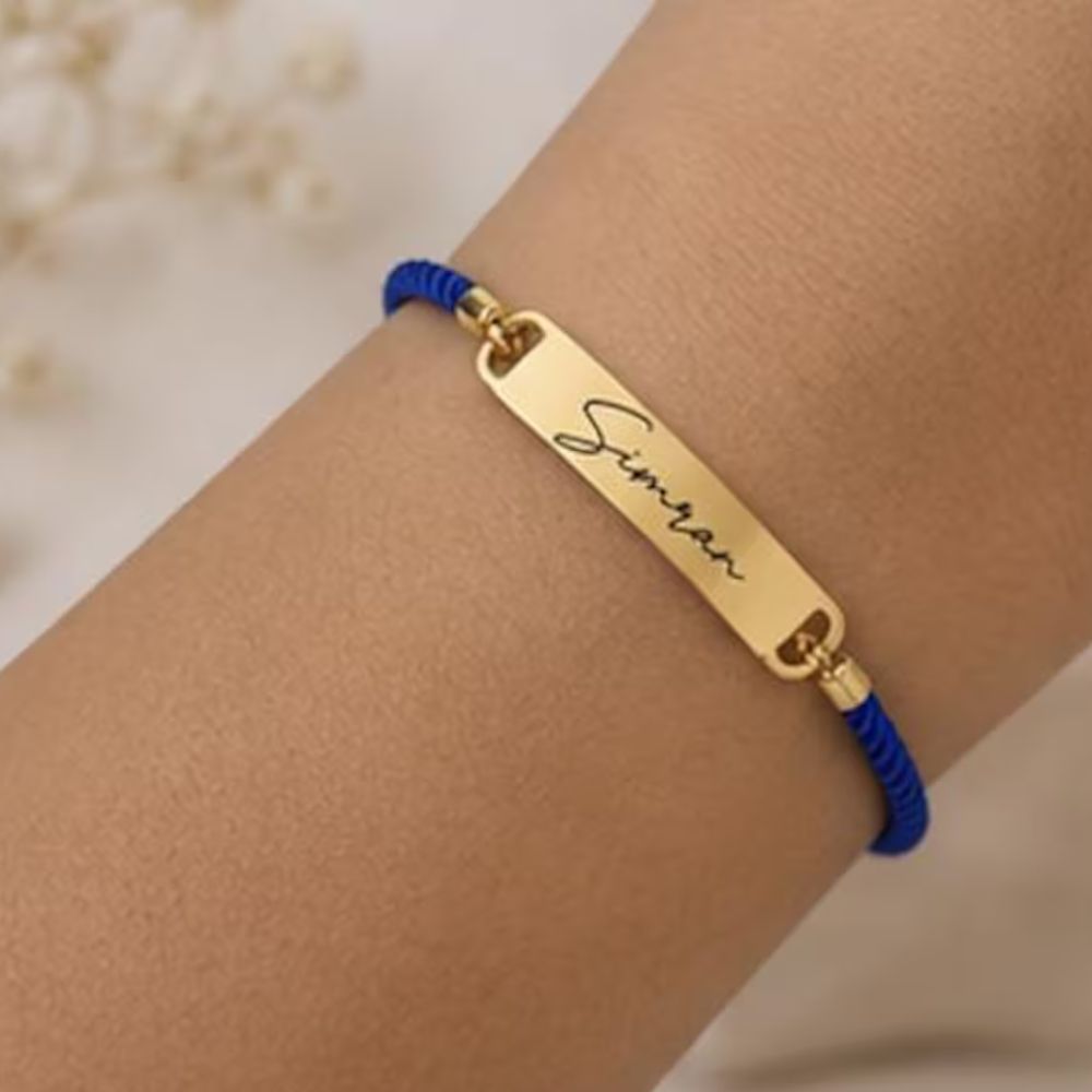 Personalized Rakhi Bracelet
