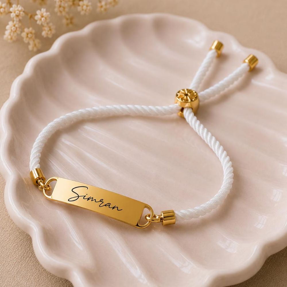 Personalized Rakhi Bracelet