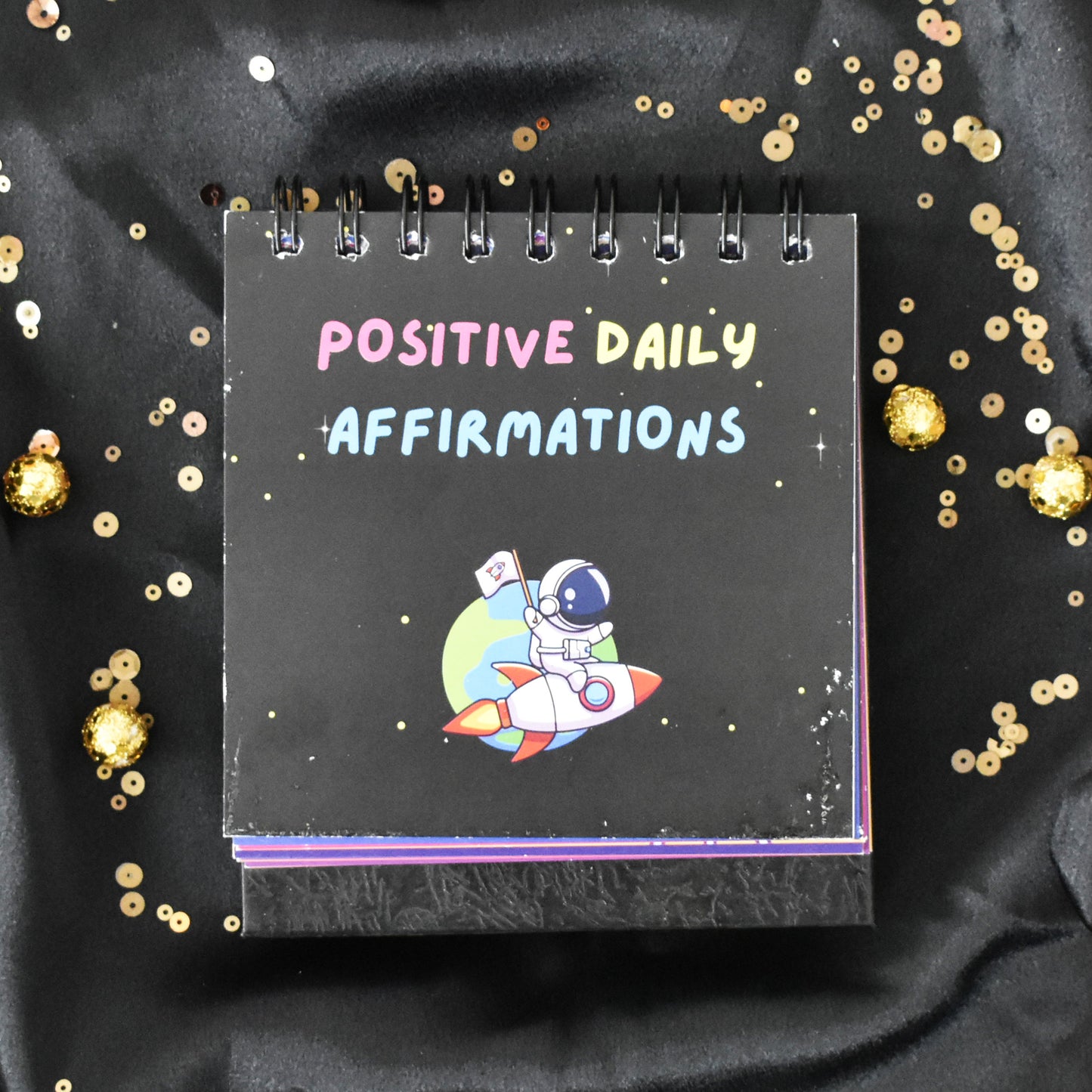 Space Theme Affirmation Flip Up