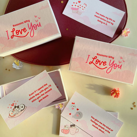 Reasons Why I Love You Cards
