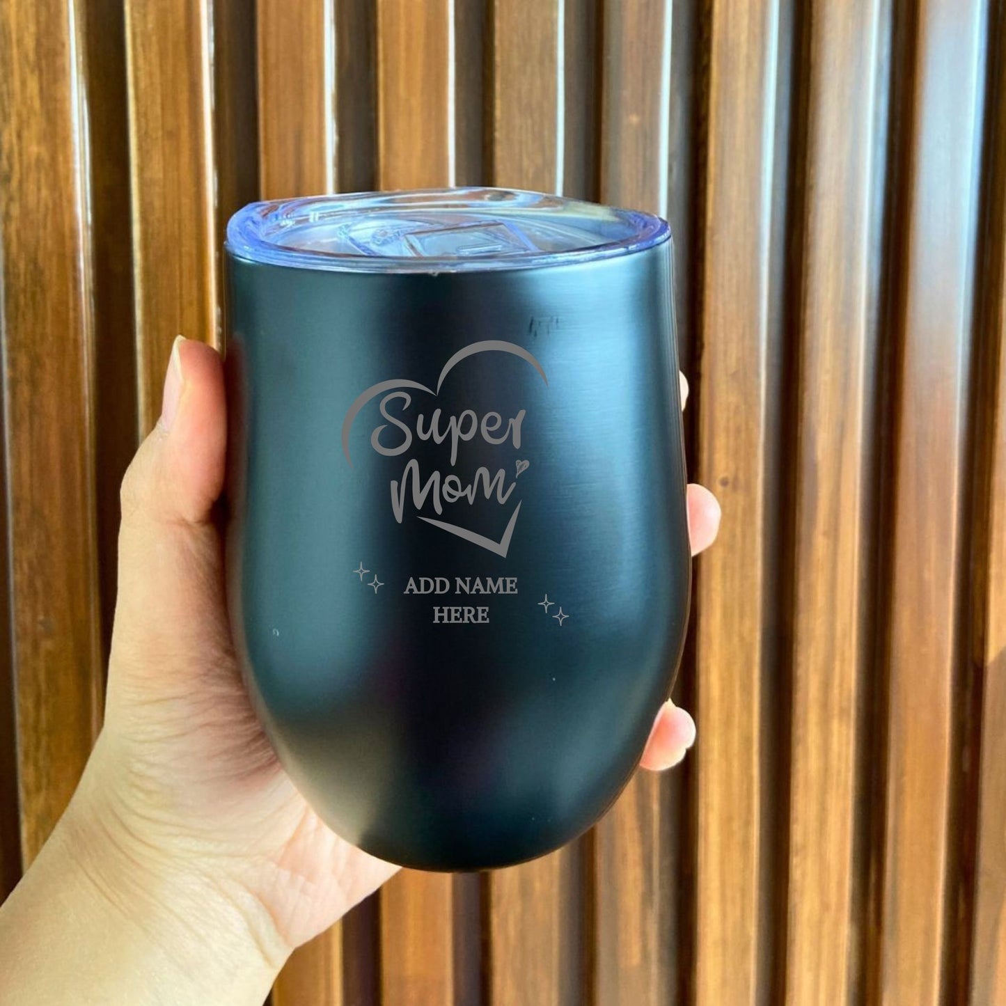 Super Mom Personalized Travel Tumbler