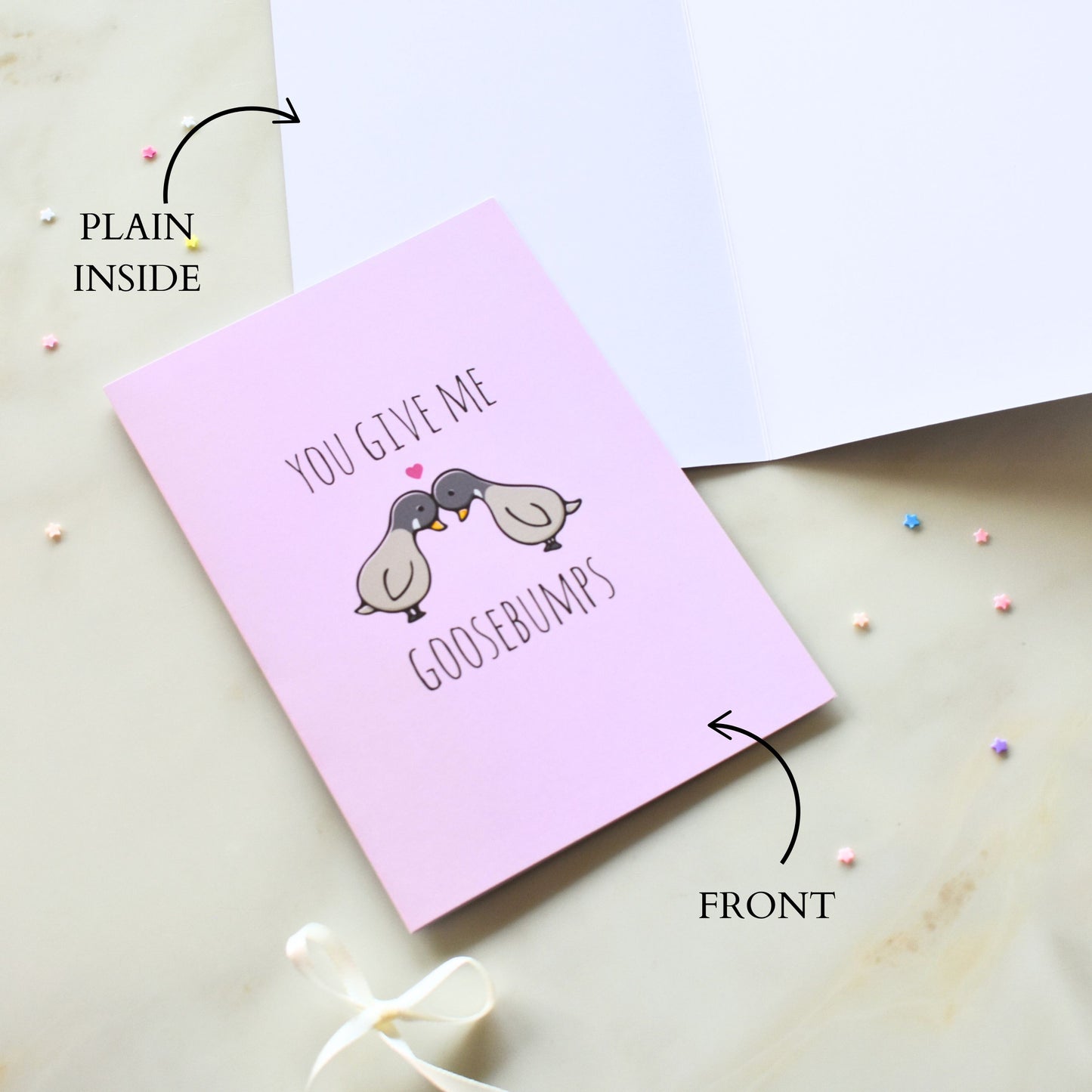 You Give Me Goosebumps Card