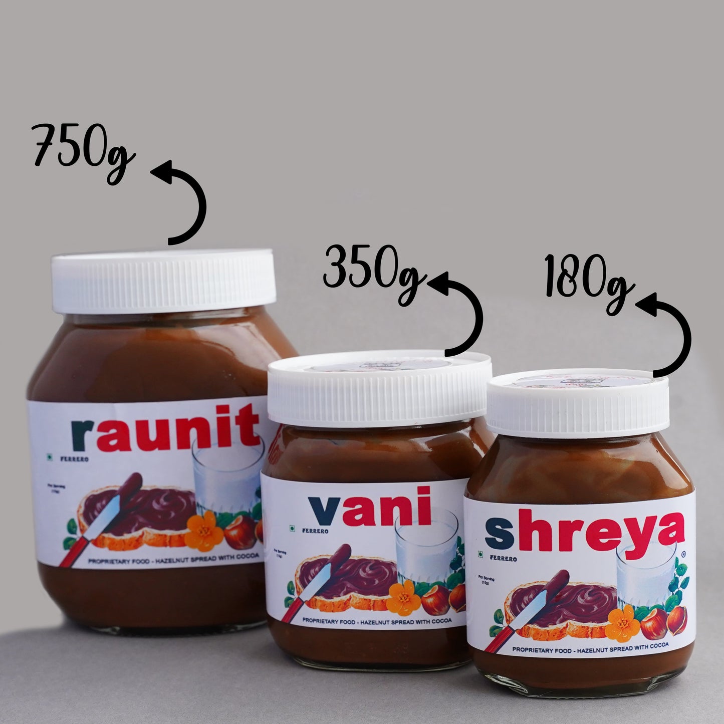 Personalized Nutella Jar